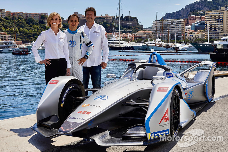 Susie Wolff, Team Principal Venturi Formula E Team, Felipe Massa, Venturi Formula E Team, Gildo Pallanca Pastor, pemilik Venturi Formula E Team