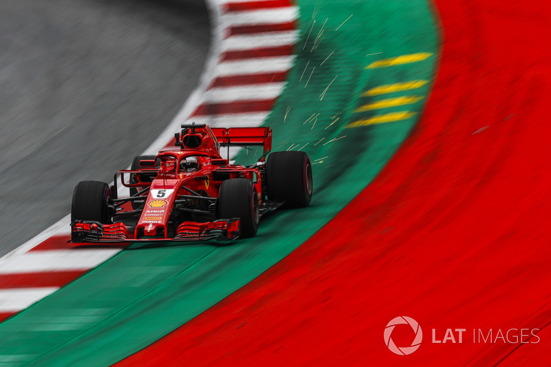 6: Sebastian Vettel, Ferrari SF71H, 1'03.464 (3 posiciones de sanción incluidas)