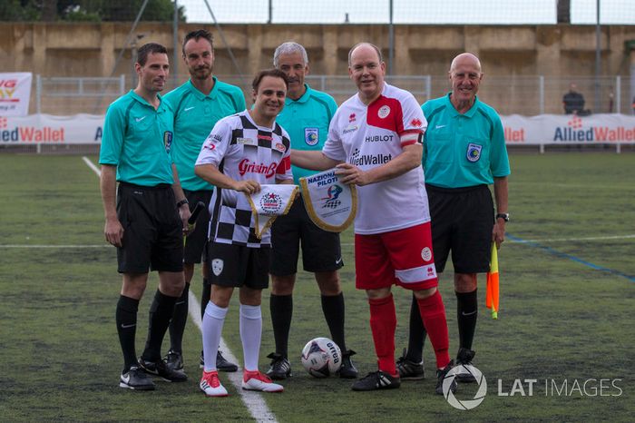 Felipe Massa y el Príncipe Alberto de Mónaco