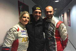 Il Team Manager del MetiorSport.it Vittorio Sala con Andrea Crugnola e Moira Lucca