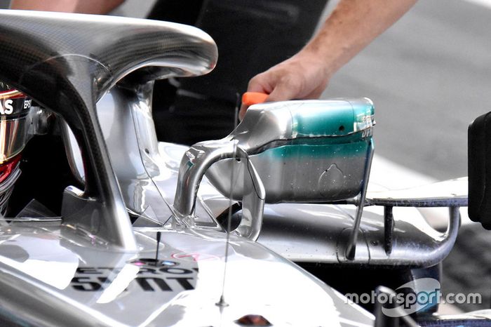 Espejo de Lewis Hamilton, Mercedes AMG F1 W09