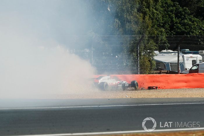 Accidente de Romain Grosjean, Haas F1 Team VF-18