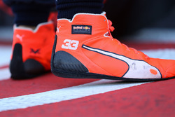 The boots of Max Verstappen, Red Bull Racing