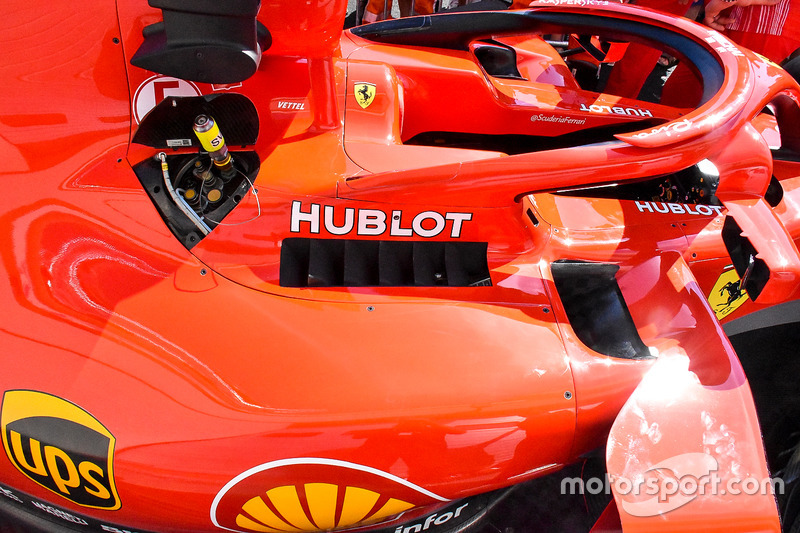 Detalle del Ferrari SF71H