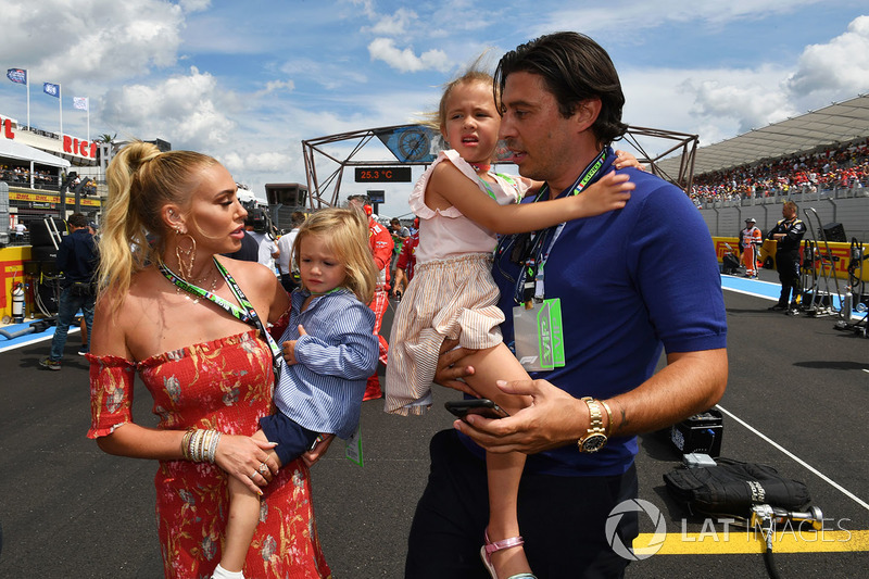 Petra Ecclestone, and boyfriend Sam Palmer on the grid