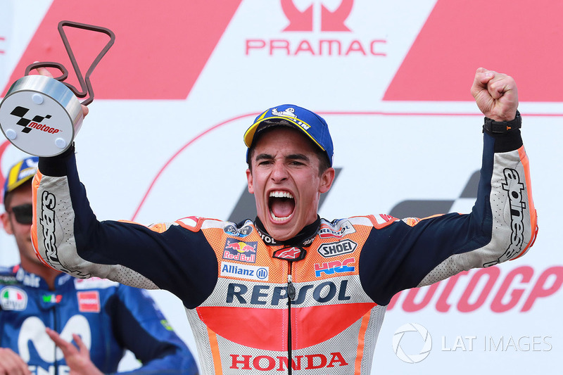 Podium: race winner Marc Marquez, Repsol Honda Team