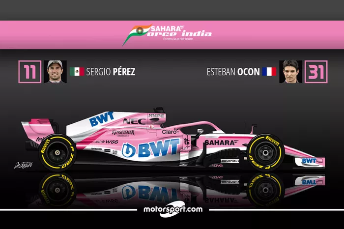 Sergio Pérez 4 Esteban Ocon 11