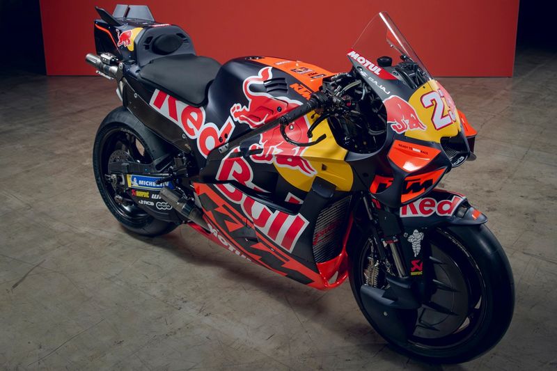 La moto d'Enea Bastianini, Red Bull KTM Tech3