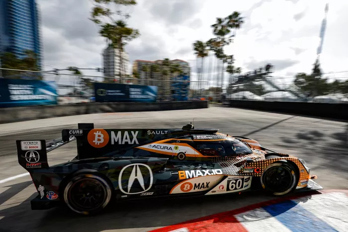 #60 Acura Meyer Shank Racing with Curb Agajanian Acura ARX-06: Tom Blomqvist, Colin Braun, Renger van der Zande