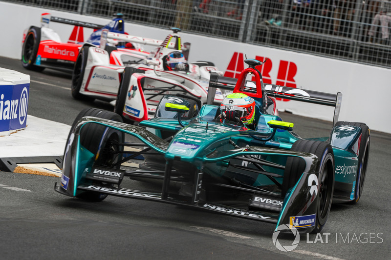 Oliver Turvey, NIO Formula E Team, Jose Maria Lopez, Dragon Racing, Felix Rosenqvist, Mahindra Racing