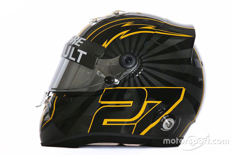 New helmet design of Nico Hulkenberg