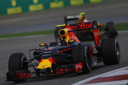 Daniil Kvyat, Red Bull Racing RB12, third place, on his way to Parc Ferme