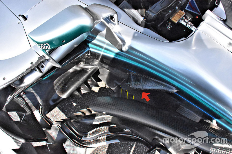 Mercedes AMG F1 W09 detalle