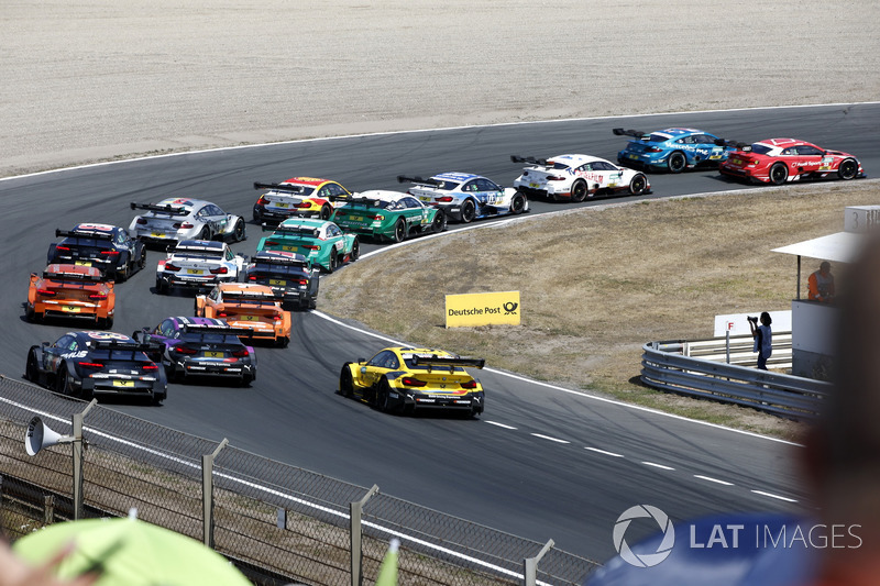 Restart, René Rast, Audi Sport Team Rosberg, Audi RS 5 DTM leads