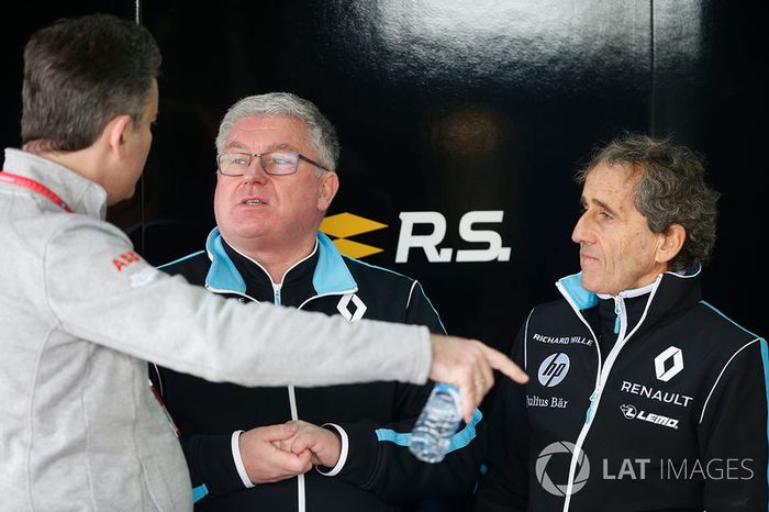 Alain Prost, gerente del equipo Renault e.Dams