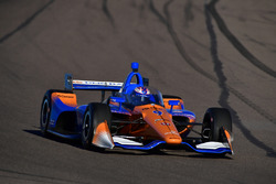 Scott Dixon, Chip Ganassi Racing Honda tests the aeroscreen