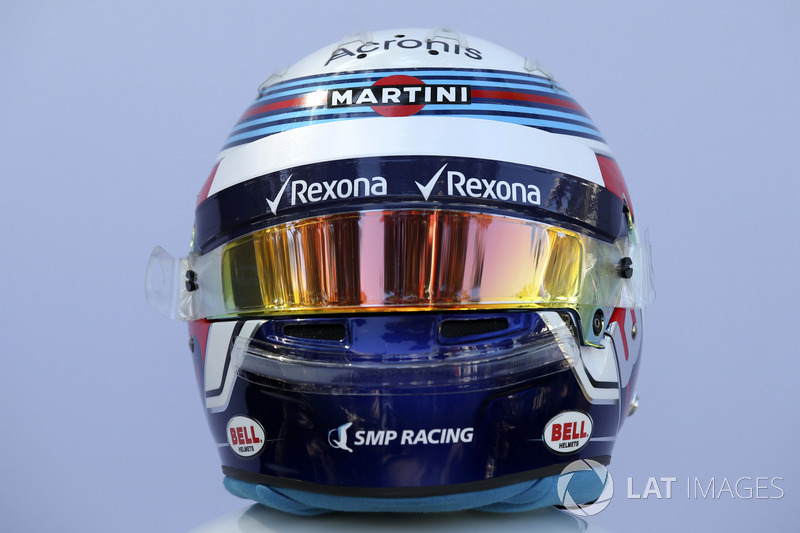 Le casque de Sergey Sirotkin, Williams