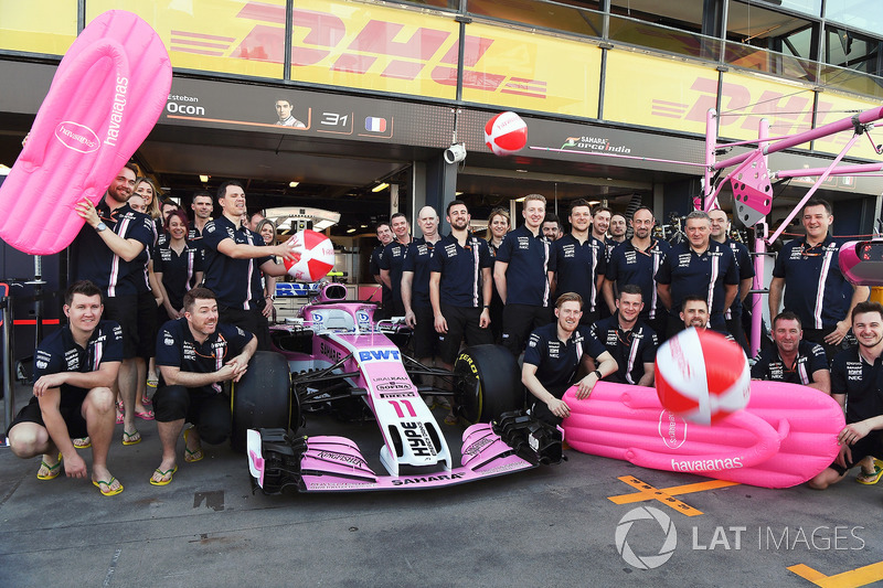 Force India anuncia a Havaianas chanclas como patrocinador