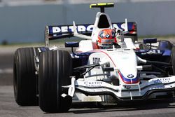 Robert Kubica, BMW Sauber F1.08 celebrates his maiden victory