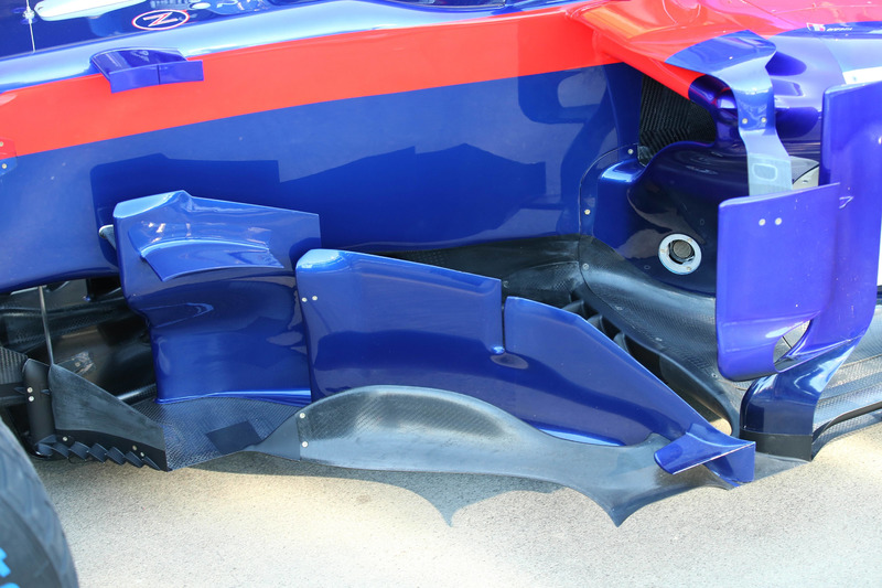 Pontons de la Toro Rosso STR13