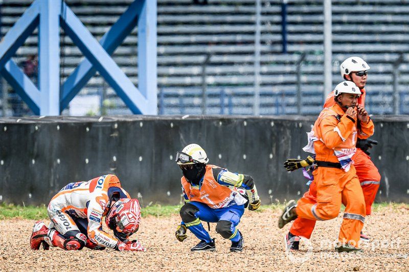 Caída de Marc Marquez, Repsol Honda Team