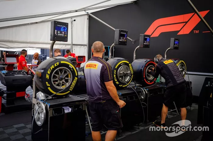 Pirelli workshop atmosphere