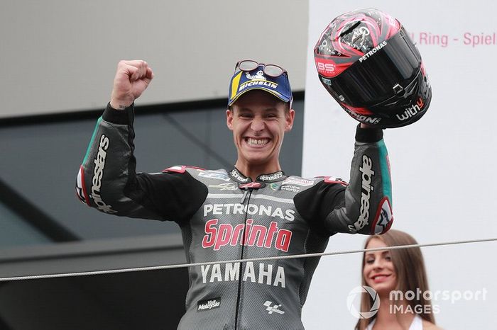 Tercer lugar Fabio Quartararo, Petronas Yamaha SRT