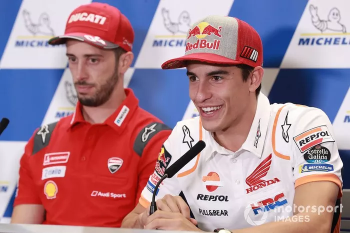 Andrea Dovizioso, Ducati Team, Marc Márquez, Repsol Honda Team