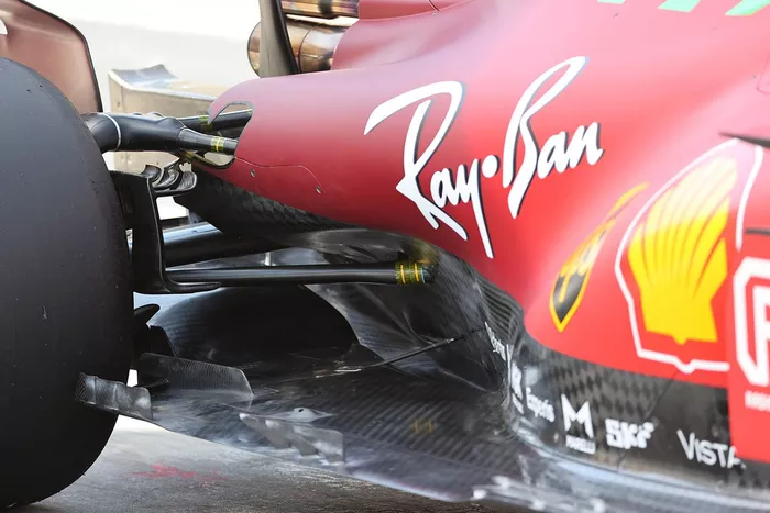 Ferrari SF21 suspension detail