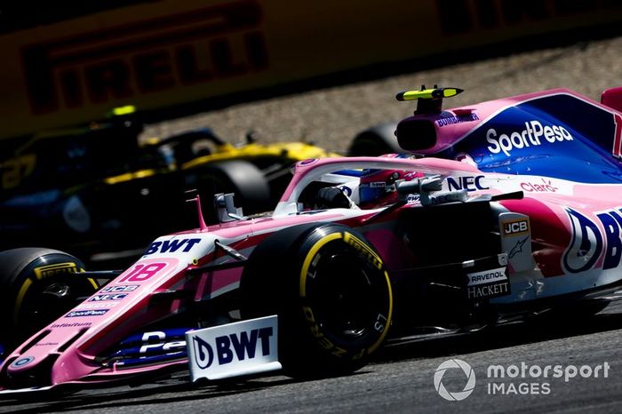 Lance Stroll, Racing Point RP19, Nico Hulkenberg, Renault F1 Team R.S. 19