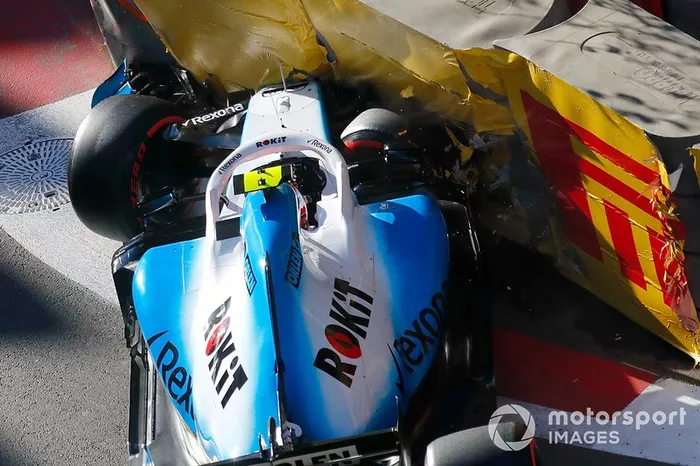 Robert Kubica, Williams crash