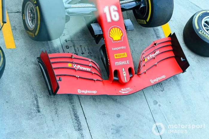 Front wing detail on the Ferrari SF1000 