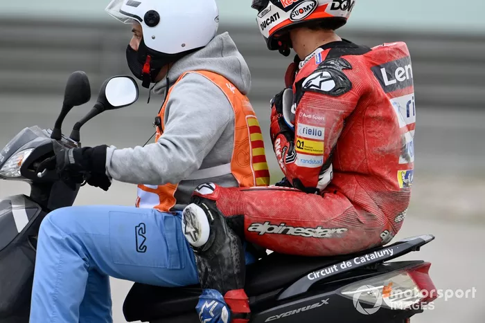 Caduta di Andrea Dovizioso, Ducati Team