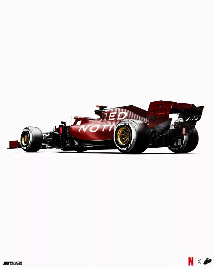 Pintura Red Notice - Netflix