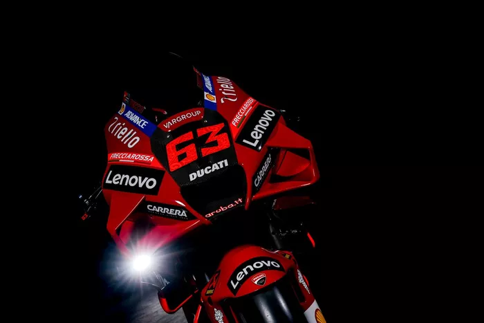 Presentación de la moto Ducati