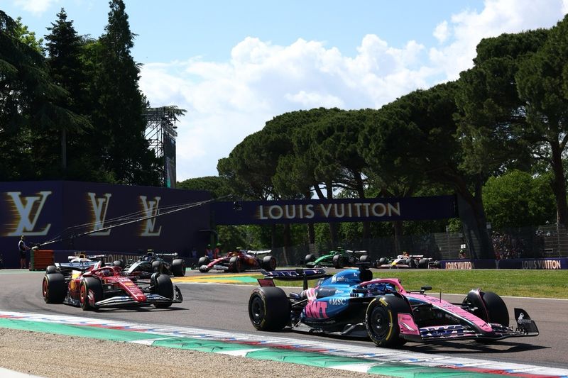 Charles Leclerc, Ferrari, Pierre Gasly, Alpine