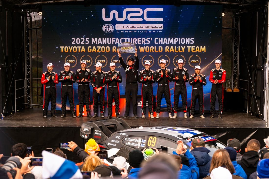 Podium: Juka Kankkunen z zespołem Toyota Gazoo Racing WRT