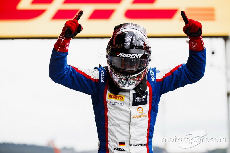 Il s'agit de sa première victoire en GP3...
