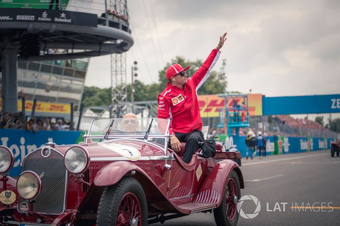 Kimi Raikkonen, Ferrari en el desfile