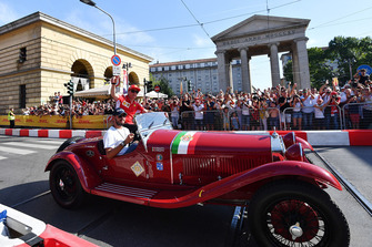 Kimi Raikkonen, Ferrari su un'Alfa Romeo Storica