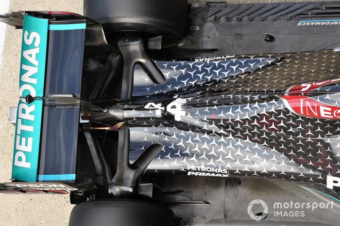 El coche de Lewis Hamilton, Mercedes F1 W11 