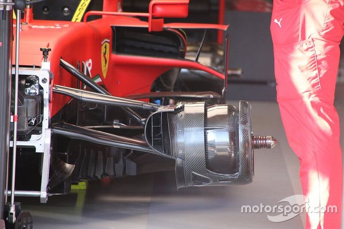 Detalle frontal del Ferrari SF1000