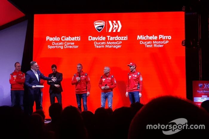 Paolo Ciabatti, Davide Tardozzi e Michele Pirro