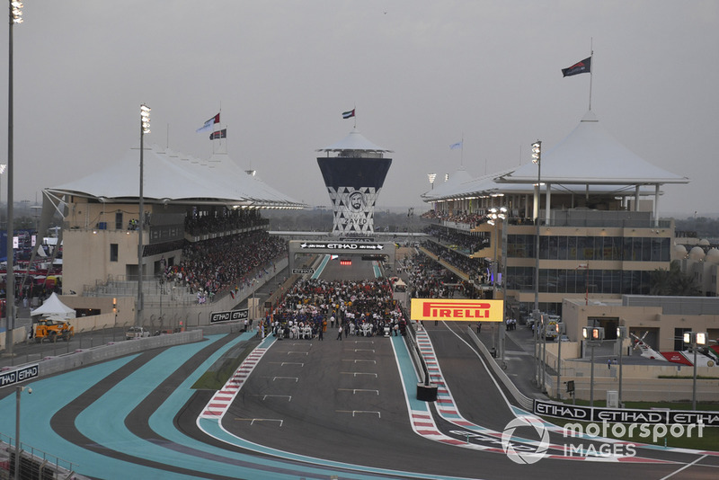 A start előtt - Abu Dhabi Nagydíj - F1 2018