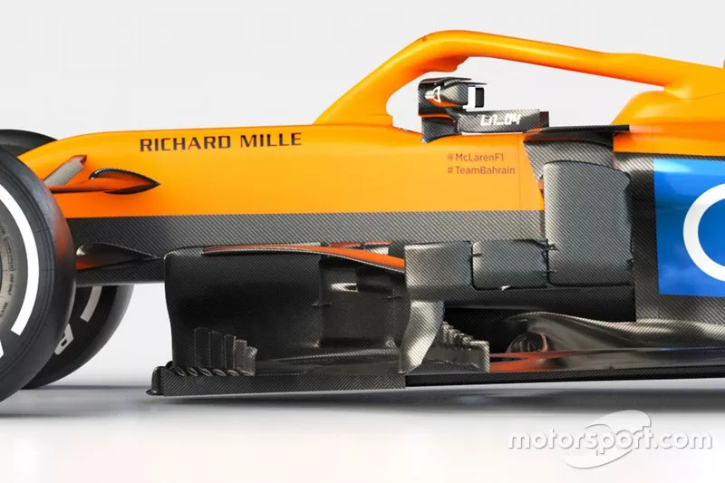 McLaren MCL35 front detail