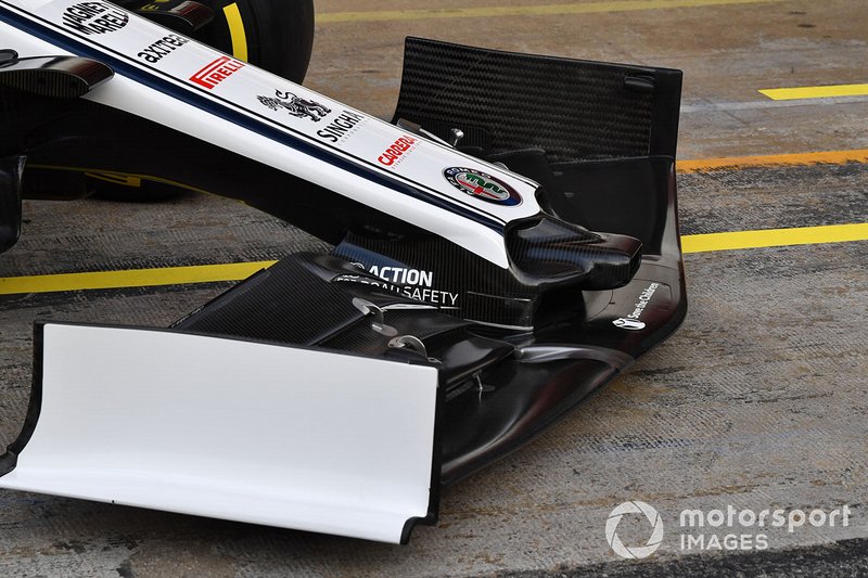Alfa Romeo Racing C38 front wing detail