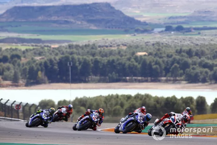 Tom Sykes, BMW Motorrad WorldSBK Team, Marco Melandri, GRT Yamaha WorldSBK, Michael van der Mark, Pata Yamaha
