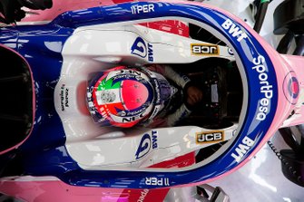 Le nouveau casque de Sergio Perez