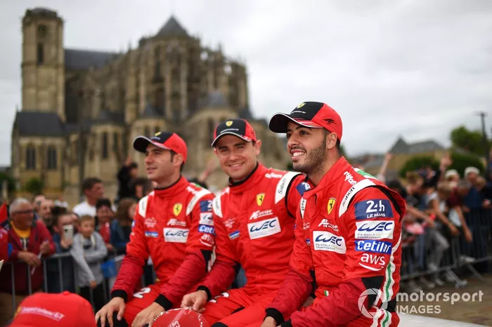 Miguel Molina, Davide Rigon, Antonio Fuoco, AF Corse Ferrari