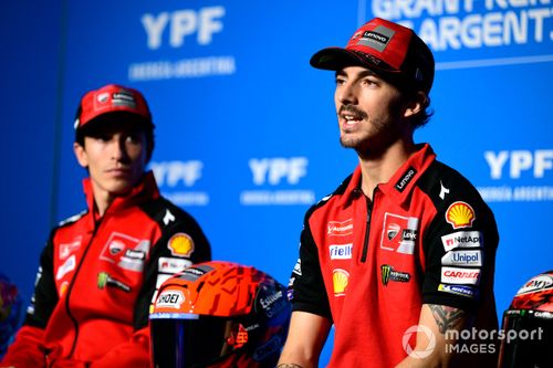 Marc Márquez, Equipo Ducati, Francesco Bagnaia, Equipo Ducati